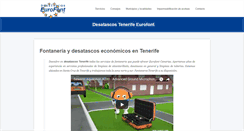 Desktop Screenshot of eurofontcanarias.es